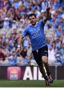 17 July 2016; Kevin McManamon of Dublin celebrates after scoring his side's second goal during the Leinster GAA Football Senior Championship Final match between Dublin and Westmeath at Croke Park in Dubin. Photo by David Maher/Sportsfile