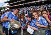 17 July 2016; Dublin's Paul Flynn poses for supporters after the Leinster GAA Football Senior Championship Final match between Dublin and Westmeath at Croke Park in Dubin. Photo by Ray McManus/Sportsfile