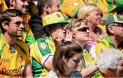 17 July 2016; A general view of a Donegal fans during the Ulster GAA Football Senior Championship Final match between Donegal and Tyrone at St Tiernach's Park in Clones, Co Monaghan. Photo by Oliver McVeigh/Sportsfile