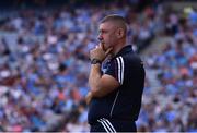 17 July 2016; Manager of Westmeath Tom Cribbin during the Leinster GAA Football Senior Championship Final match between Dublin and Westmeath at Croke Park in Dubin. Photo by David Maher/Sportsfile