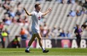 17 July 2016; Sean McNicholas of Kildare celebrates after the final whistle during the Electric Ireland Leinster GAA Football Minor Championship Final match between Laois and Kildare at Croke Park in Dubin. Photo by Eóin Noonan/Sportsfile
