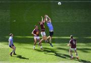 17 July 2016; Michael Darragh MacAuley of Dublin in action against John Heslin of Westmeath during the Leinster GAA Football Senior Championship Final match between Dublin and Westmeath at Croke Park in Dubin. Photo by Daire Brennan/Sportsfile