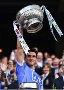 17 July 2016; Bernard Brogan of Dublin lifts the Delaney Cup afterthe Leinster GAA Football Senior Championship Final match between Dublin and Westmeath at Croke Park in Dubin. Photo by David Maher/Sportsfile