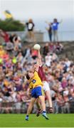 17 July 2016; Thomas Flynn of Galway in action against Niall Daly of Roscommon during the Connacht GAA Football Senior Championship Final Replay match between Galway and Roscommon at Elverys MacHale Park in Castlebar, Co Mayo. Photo by Stephen McCarthy/Sportsfile