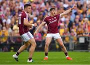 17 July 2016; Shane Walsh, right, and Damien Comer of Galway during the Connacht GAA Football Senior Championship Final Replay match between Galway and Roscommon at Elverys MacHale Park in Castlebar, Co Mayo. Photo by Stephen McCarthy/Sportsfile