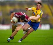 17 July 2016; Damien Comer of Galway in action against Niall McInerney of Roscommon during the Connacht GAA Football Senior Championship Final Replay match between Galway and Roscommon at Elverys MacHale Park in Castlebar, Co Mayo. Photo by Stephen McCarthy/Sportsfile