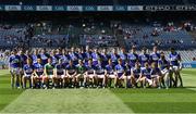 17 July 2016; The Laois panel ahead of the Electric Ireland Leinster GAA Football Minor Championship Final match between Laois and Kildare at Croke Park in Dubin. Photo by Ray McManus/Sportsfile