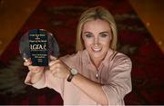 19 July 2016; Ciara McAnespie of Monaghan with The Croke Park Player of the Month for May. The Croke Park Hotel, Jones Road, Dublin. Photo by Cody Glenn/Sportsfile