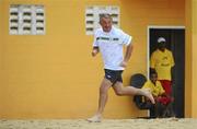 8 September 2010; Republic of Ireland manager Noel King relaxes at Maracas Bay ahead of his side's second group stage game of the FIFA U-17 Women’s World Cup, against Canada, on Thursday. Republic of Ireland at the FIFA U-17 Women’s World Cup - Wednesday 8th September, Maracas Bay, Port of Spain, Trinidad. Picture credit: Stephen McCarthy / SPORTSFILE