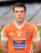 1 August 2010; Armagh captain Peter Carragher. ESB GAA Football All-Ireland Minor Championship Quarter-Final, Cork v Armagh, Croke Park, Dublin. Picture credit: Oliver McVeigh / SPORTSFILE