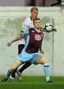 10 September 2010; Glen Fitzpatrick, Drogheda United, in action against Tom Miller, Dundalk. Airtricity League Premier Division, Drogheda United v Dundalk, United Park, Drogheda, Co. Louth. Photo by Sportsfile