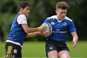 20 July 2016; Eoghan Ward, Terenure College, right in action against Julen Vergino, left during a Leinster Rugby School of Excellence camp at Kings Hospital in Palmerstown, Dublin. Photo by Eóin Noonan/Sportsfile
