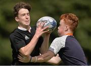 20 July 2016; Cathal McDermott Ballincollig, Cork in action against Barry Gray, Carlow during a Leinster Rugby School of Excellence camp at Kings Hospital in Palmerstown, Dublin. Photo by Eóin Noonan/Sportsfile