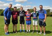 20 July 2016; Pictured at the Leinster Rugby School of Excellence are, from left to right, Jack Power, Harry Conlon, Sean Leavy, Sean Devery, Sebastian Crotty-Elder and Hugo Kean during the Leinster Rugby School of Excellence camp at Kings Hospital in Palmerstown, Dublin. Photo by Eóin Noonan/Sportsfile