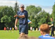 20 July 2016; Head coach Ben Armstrong speaking to players during a Leinster Rugby School of Excellence camp at Kings Hospital in Palmerstown, Dublin. Photo by Eóin Noonan/Sportsfile