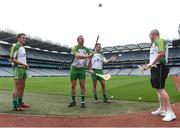 21 July 2016; Players, from left, James McInerney, Clare, Brendan Cummins, Tippeary, Colm Callanan, Galway and Darren Renehan, Dublin, in attendance at the launch of the M. Donnelly GAA All-Ireland Poc Fada at Croke Park in Dublin. Photo by David Maher/Sportsfile