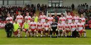 9 July 2016; The Derry squad before the GAA Football All-Ireland Senior Championship - Round 2A match between Derry and Meath at Derry GAA Centre of Excellence in Owenbeg, Derry. Photo by Oliver McVeigh/Sportsfile