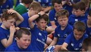 21 July 2016; Participants listen to Ross Molony and Josh van der Flier during the Bank of Ireland Leinster Rugby Summer Camp at Portlaoise RFC in Portlaoise, Co. Laois. Photo by Daire Brennan/Sportsfile