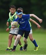 21 July 2016; Conor Ging, aged 11, from Mountmellick, Co. Laois, in action during the Bank of Ireland Leinster Rugby Summer Camp at Portlaoise RFC in Portlaoise, Co. Laois. Photo by Daire Brennan/Sportsfile