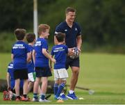 21 July 2016; Josh van der Flier of Leinster in action during the Bank of Ireland Leinster Rugby Summer Camp at Portlaoise RFC in Portlaoise, Co. Laois. Photo by Daire Brennan/Sportsfile