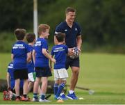 21 July 2016; Josh van der Flier of Leinster in action during the Bank of Ireland Leinster Rugby Summer Camp at Portlaoise RFC in Portlaoise, Co. Laois. Photo by Daire Brennan/Sportsfile