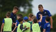 21 July 2016; Josh van der Flier, left, and Ross Molony of Leinster during the Bank of Ireland Leinster Rugby Summer Camp at Portlaoise RFC in Portlaoise, Co. Laois. Photo by Daire Brennan/Sportsfile