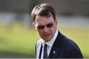 21 July 2016; Trainer Aidan O'Brien after he sent out Douglas Macarthur to win the Frank Conroy European Breeders Fund Maiden during the Bulmers Evening Meeting at Leopardstown in Dublin. Photo by Brendan Moran/Sportsfile