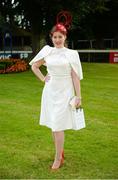 21 July 2016; Third place in the Beacon Hotel Dare 2B Different Style Awards is Orlagh Weld Keenan, from Naas, Co Kildare, during the Bulmers Evening Meeting at Leopardstown in Dublin. Photo by Cody Glenn/Sportsfile