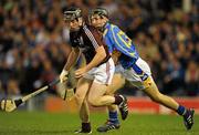 11 September 2010; Declan Connolly, Galway, in action against Michael Heffernan, Tipperary. Bord Gais Energy GAA Hurling Under 21 All-Ireland Championship Final, Tipperary v Galway, Semple Stadium, Thurles, Co. Tipperary. Picture credit: Ray McManus / SPORTSFILE