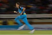 21 July 2016; Morne Morkel runs in to bowl during Match 21 of the Hero Caribbean Premier League match between the St Lucia Zouks and the Nevis Patriots at the Daren Sammy Cricket Stadium, Gros Islet, St Lucia.  Photo by Ashley Allen/Sportsfile
