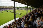 22 July 2016; A general view during the Furusiyya FEI Nations Cup presented by Longines at the Dublin Horse Show in the RDS, Ballsbridge, Dublin.  Photo by Cody Glenn/Sportsfile