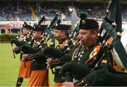 22 July 2016; The Army Band in the main arena ahead of the Furusiyya FEI Nations Cup presented by Longines at the Dublin Horse Show in the RDS, Ballsbridge, Dublin. Photo by Cody Glenn/Sportsfile
