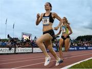 22 July 2016; Nikki Hamlin of New Zealand, 19, and Stephanie Schappert of USA during the Women's Mile event at the AAI Morton Games in Morton Stadium, Santry, Dublin. Photo by Sam Barnes/Sportsfile