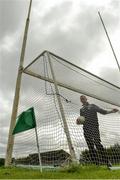 23 July 2016; Referee Niall McCormack inspects the goals before the TG4 Ladies Football All-Ireland Senior Championship Preliminary Round match between Armagh and Waterford at Conneff Park in Clane, Co Kildare. Photo by Eóin Noonan/Sportsfile