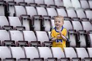 23 July 2016; Christopher Keane from Lough Glynn, Co. Roscommon, prepares to take his seat ahead of the GAA Football All-Ireland Senior Championship, Round 4A, game between Clare and Roscommon at Pearse Stadium in Salthill, Galway. Photo by Brendan Moran/Sportsfile