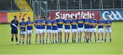 23 July 2016; The Tipperary team stand for the anthem before their GAA Football All-Ireland Senior Championship, Round 4A, game at Kingspan Breffni Park in Co Cavan. Photo by Oliver McVeigh/Sportsfile