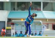 23 July 2016; Tridents bowler Imran Khan bowls during Match 22 of the Hero Caribbean Premier League St Lucia Zouks v Barbados Tridents at the Daren Sammy Cricket Stadium in Gros Islet, St Lucia. Photo by Ashley Allen/Sportsfile