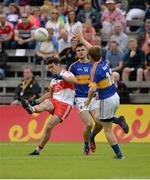 23 July 2016; Danny Haveron of Derry in action against Brian Fox of Tipperary during the GAA Football All-Ireland Senior Championship, Round 4A, game at Kingspan Breffni Park in Co Cavan. Photo by Oliver McVeigh/Sportsfile