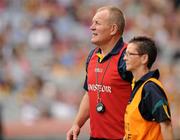 12 September 2010; Offaly manager Joachim Kelly and selector Bernie Nugent. Gala All-Ireland Intermediate Camogie Championship Final, Wexford v Offaly, Croke Park, Dublin. Picture credit: Oliver McVeigh / SPORTSFILE
