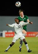13 September 2010; Aileen Gilroy, Republic of Ireland, in action against Mary Essiful, Ghana. FIFA U-17 Women’s World Cup Group Stage, Republic of Ireland v Ghana, Dwight Yorke Stadium, Scarborough, Tobago, Trinidad & Tobago. Picture credit: Stephen McCarthy / SPORTSFILE