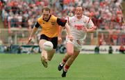 14 August 1994; Mickey Linden, Down, in action against Niall Cahalane, Cork. Bank of Ireland Football Championship Semi-Final, Down v Cork, Croke Park, Dublin. Picture credit: David Maher / SPORTSFILE