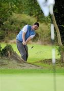 15 September 2010; Damien Coyne, Galway Golf Club, Co. Galway, chips on to the 15th green during the Bulmers Barton Shield Semi-Final. Bulmers Cups and Shields Finals 2010, Castlebar Golf Club, Co. Mayo. Picture credit: Ray McManus / SPORTSFILE