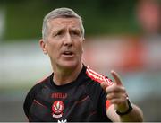 23 July 2016; Derry manager Damian Barton during the GAA Football All-Ireland Senior Championship, Round 4A, game at Kingspan Breffni Park in Co Cavan. Photo by Oliver McVeigh/Sportsfile