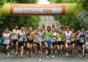 24 July 2016; A general view of the start of the Fingal 10k, SSE Airtricity Race Series 2 in Swords, Co Dublin. Photo by David Maher/Sportsfile