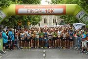 24 July 2016; A general view of the start of the Fingal 10k, SSE Airtricity Race Series 2 in Swords, Co Dublin. Photo by David Maher/Sportsfile