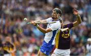 24 July 2016; Maurice Shanahan of Waterford in action against Jack O'Connor of Wexford during the GAA Hurling All-Ireland Senior Championship quarter final match between Wexford and Waterford at Semple Stadium in Thurles, Co Tipperary. Photo by Daire Brennan/Sportsfile
