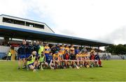 2 July 2016; The Clare squad pose for a team picture prior to the GAA Hurling All-Ireland Senior Championship Round 1 match between Clare and Laois at Cusack Park in Ennis, Co Clare. Photo by Piaras Ó Mídheach/Sportsfile