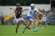 24 July 2016; Shane Bennett of Waterford in action against Jack O'Connor of Wexford during the GAA Hurling All-Ireland Senior Championship quarter final match between Wexford and Waterford at Semple Stadium in Thurles, Co Tipperary. Photo by Daire Brennan/Sportsfile