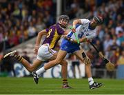 24 July 2016; Maurice Shanahan of Waterford in action against Jack O’Connor of Wexford during the GAA Hurling All-Ireland Senior Championship quarter final match between Wexford and Waterford at Semple Stadium in Thurles, Co Tipperary. Photo by Ray McManus/Sportsfile