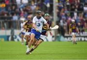 24 July 2016; Maurice Shanahan of Waterford in action against Matthew O'Hanlon of Wexford during the GAA Hurling All-Ireland Senior Championship quarter final match between Wexford and Waterford at Semple Stadium in Thurles, Co Tipperary. Photo by Daire Brennan/Sportsfile